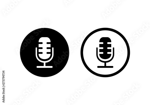 microphone icon symbols vector. symbol for web site Computer and mobile.