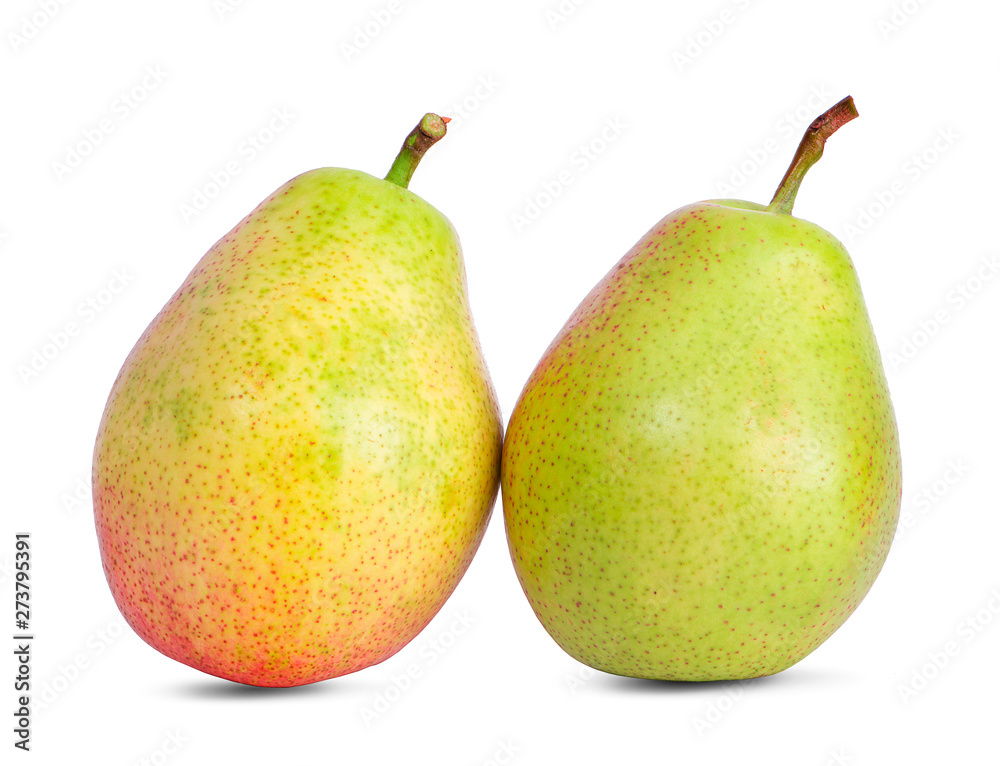 pears isolated on white background pears isolated on white background