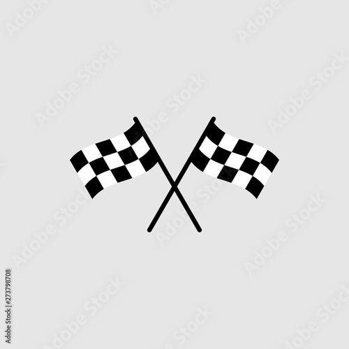 Start icon. Race flag icon. Competition sport flag line vector icon. Racing flag. Start finish flag