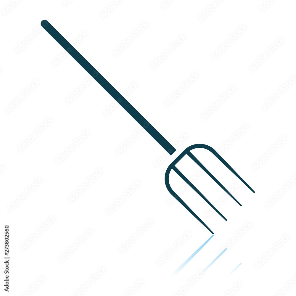 Naklejka premium Pitchfork Icon