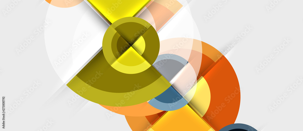 Geometric design abstract background - circles Geometric design abstract background - circles