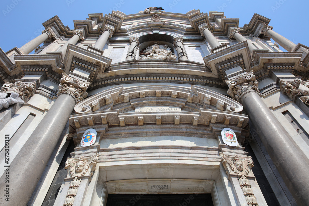 Kathedrale Sant’Agata in Catania. Sizilien. Italien Kathedrale Sant’Agata in Catania. Sizilien. Italien