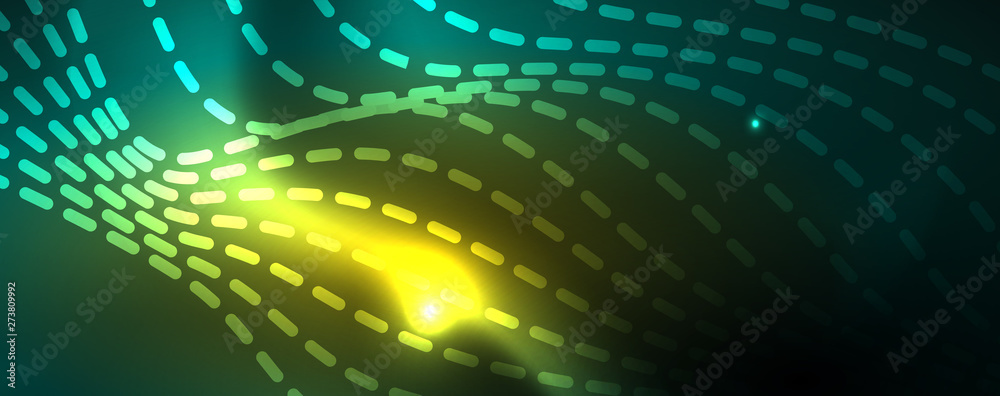Shiny neon vector wave line abstract background, motion concept Shiny neon vector wave line abstract background, motion concept