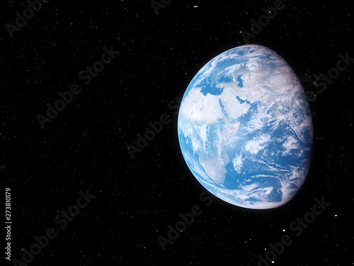 3d rendered illustration of the earth from space © Sebastian Kaulitzki