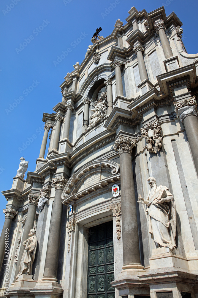 Kathedrale Sant’Agata in Catania. Sizilien. Italien
