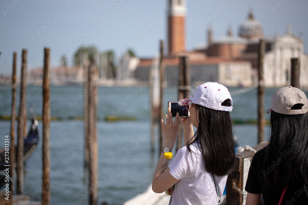 Beautiful couple in Venice, Italy