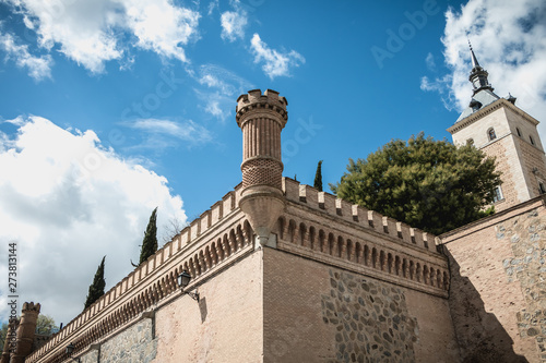 detailed architecture of Alcazar de Toledo in spain