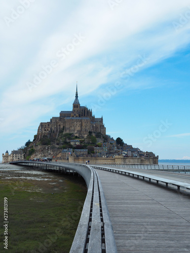 Mont Saint-Michel of France. Travelers want to see it once.