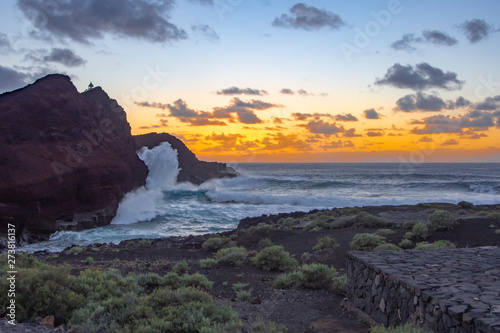 Sonnenuntergang über dem Ozean
