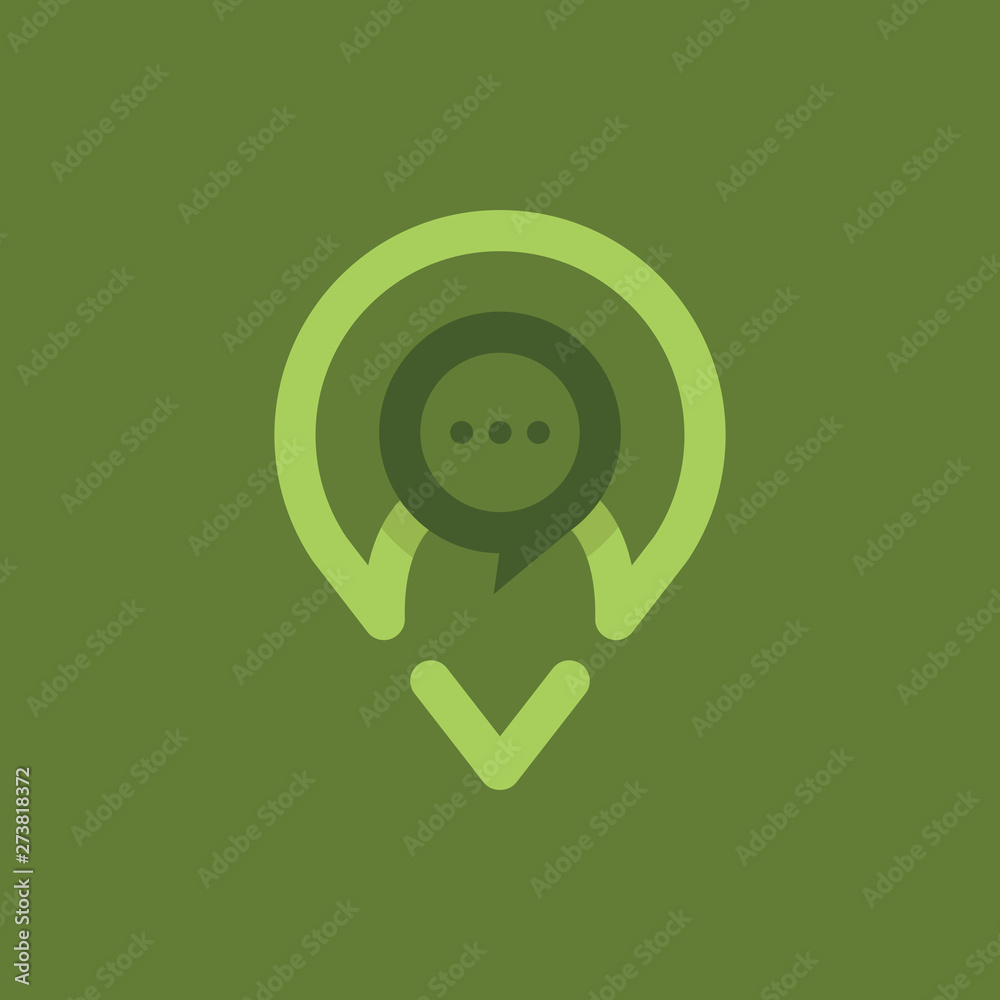 people talk logo and abstract logo people talk logo and abstract logo