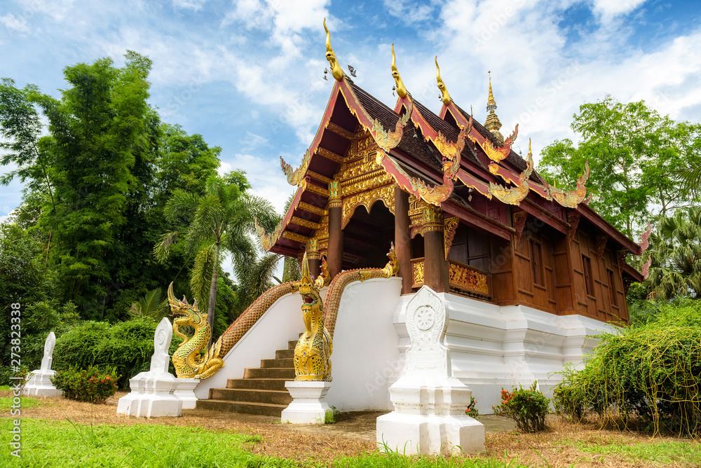 Northern Thailand Mae chaem district Temple village Chiang Mai