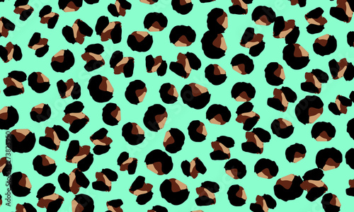 Leopard print. Animal skin pattern.
