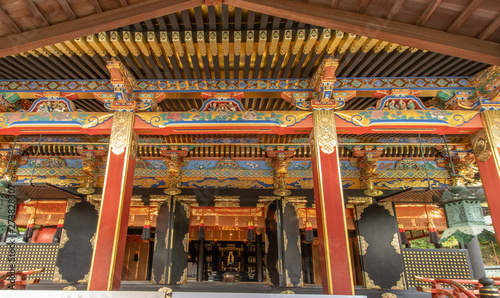 Der Kunozan Toshogu Schrein bei Shimizu