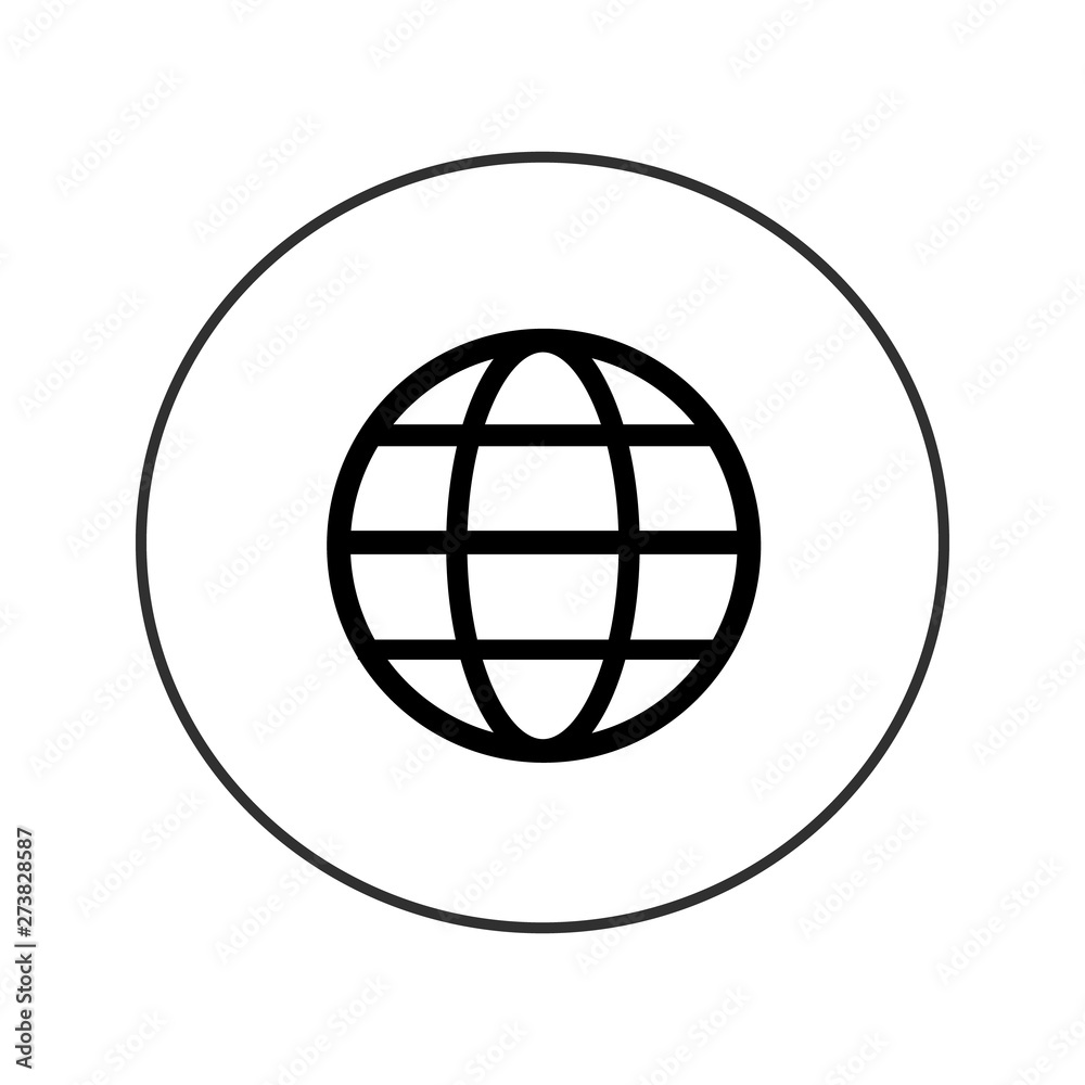 World icon isolated on white background. Vector illustration. Eps 10. World icon isolated on white background. Vector illustration. Eps 10.