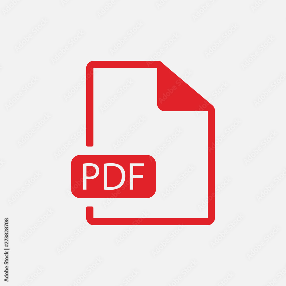 Pdf vector icon isolated on white background. Vector illustration. Eps 10. Pdf vector icon isolated on white background. Vector illustration. Eps 10.