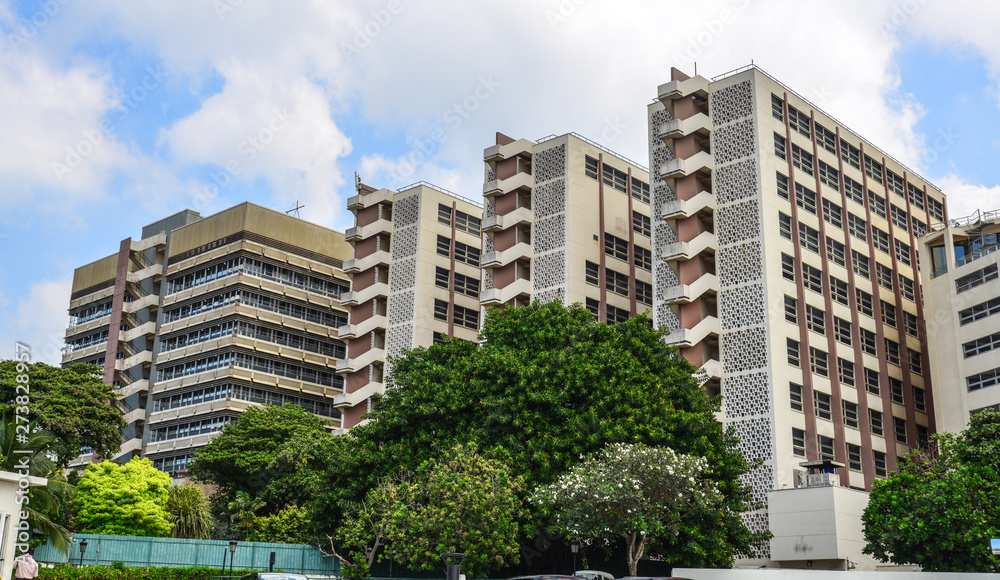 Modern buildings in Colombo, Sri Lanka