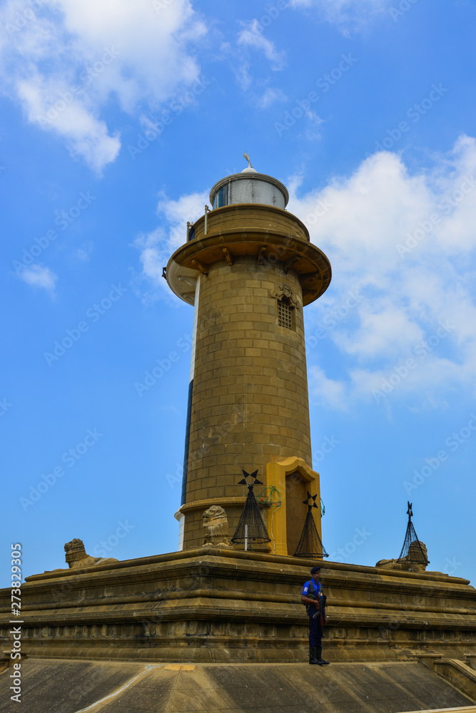 Old Galle Buck Lighthouse in Colombo, Sri Lanka