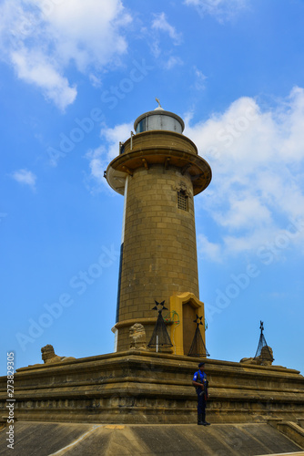 Old Galle Buck Lighthouse in Colombo, Sri Lanka