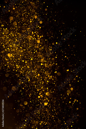 Glitter dust dark abstract background