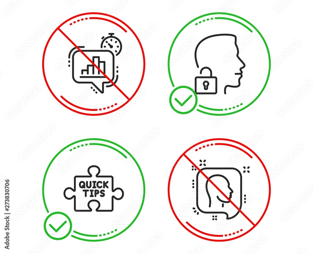 Do or Stop. Quick tips, Statistics timer and Unlock system icons simple set. Head sign. Tutorials, Growth chart, Access granted. Profile messages. Science set. Line quick tips do icon. Vector Do or Stop. Quick tips, Statistics timer and Unlock system icons simple set. Head sign. Tutorials, Growth chart, Access granted. Profile messages. Science set. Line quick tips do icon. Vector