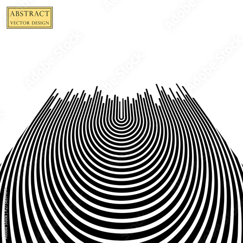 Abstract vector line of traffic. Stripes illustration banner, poster monochrome style. Template with the ability to overlay. Space for text. Isolated light background.