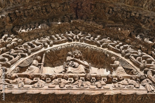 Altamura (Bari) -  dettaglio del Portale del Duomo Cattedrale photo