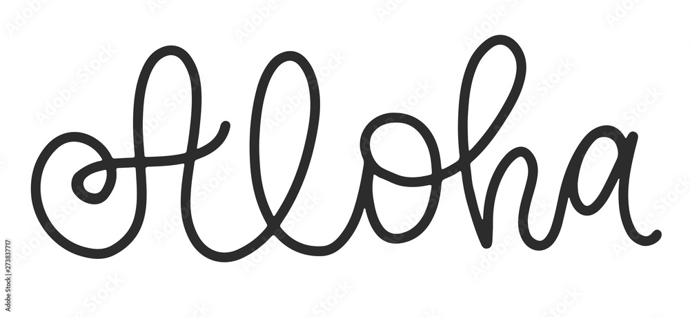 Summer lettering composition