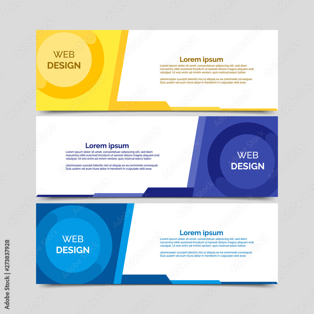 abstract vector banner.modern template design for web
