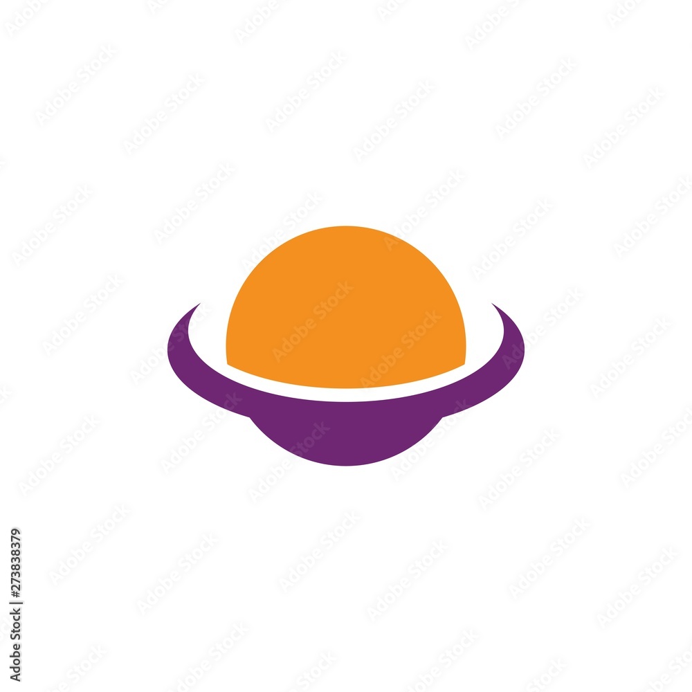 Globe technology ilustration logo
