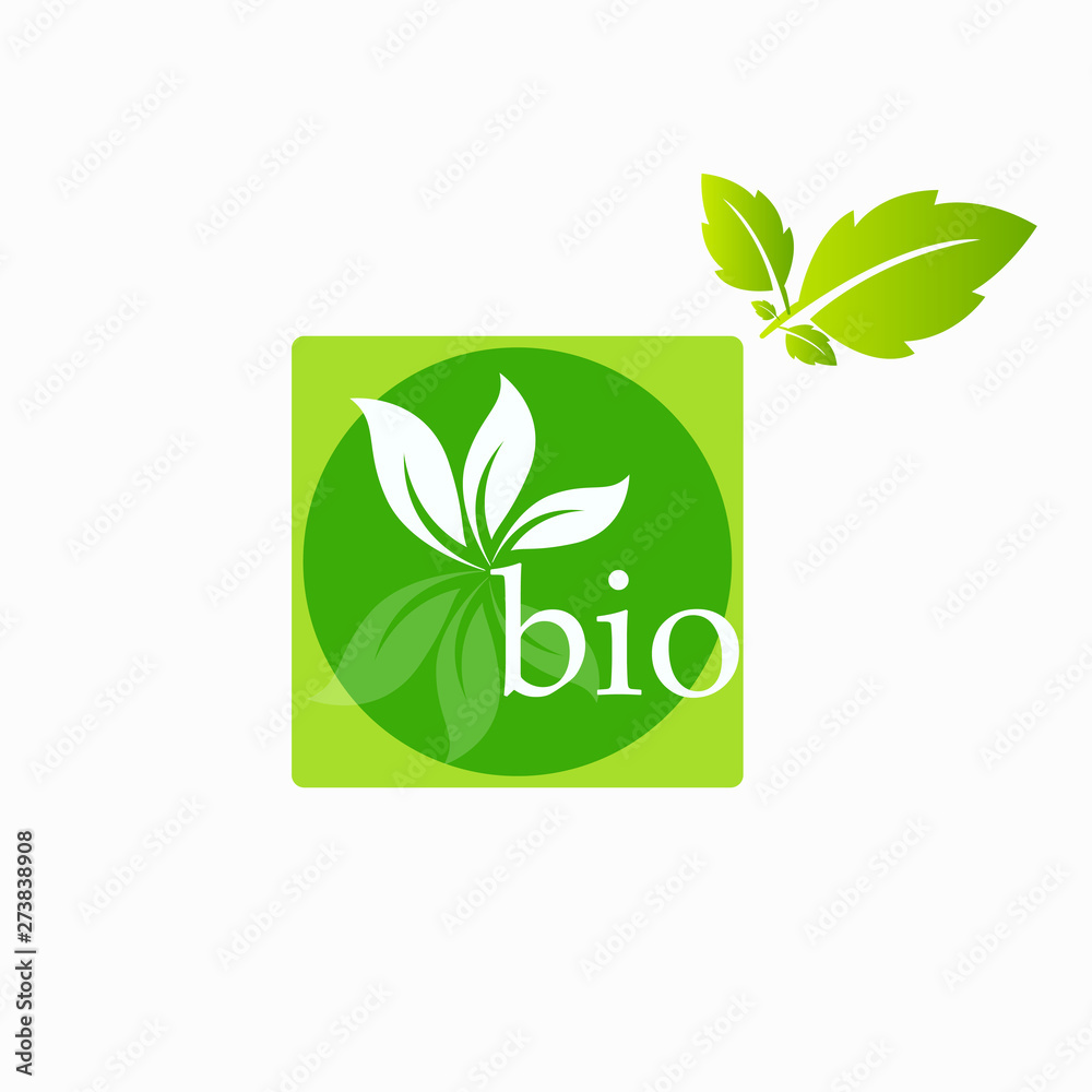 Bio Product, doodle organic leaves emblems, stickers, frames and logo Bio Product, doodle organic leaves emblems, stickers, frames and logo