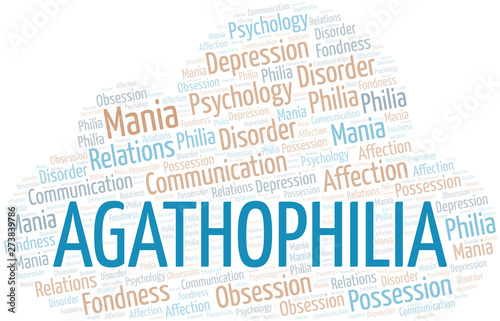 Agathophilia word cloud. Type of Philia.