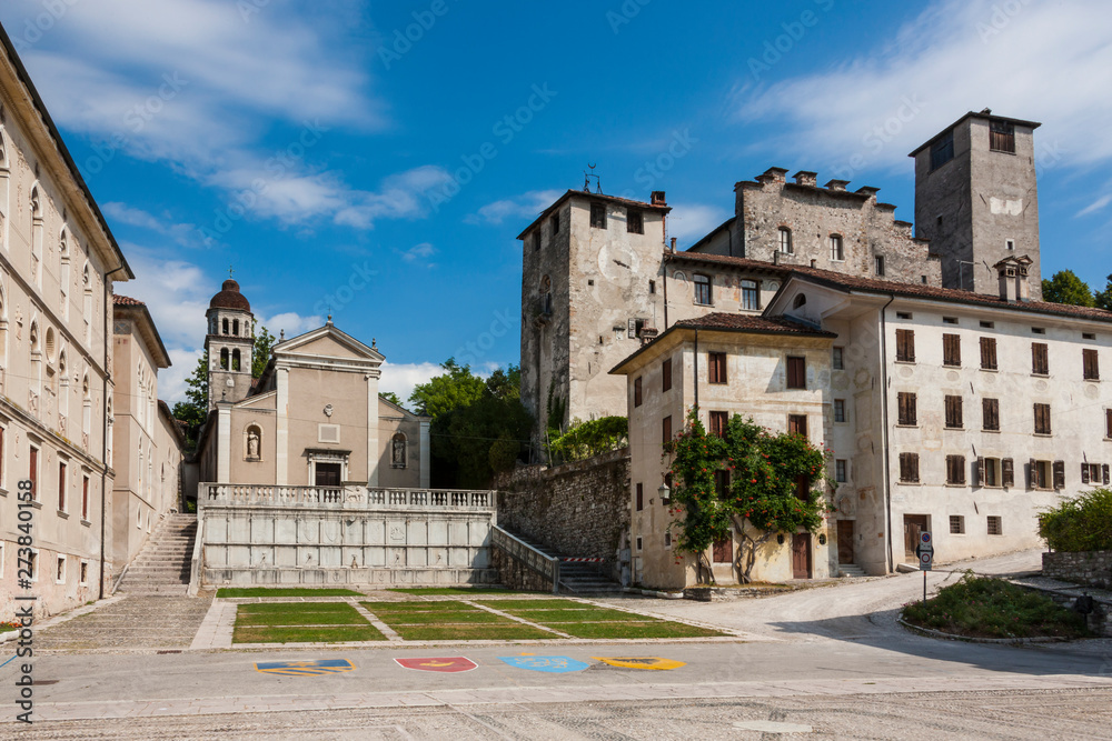 The town of Feltre in Italy