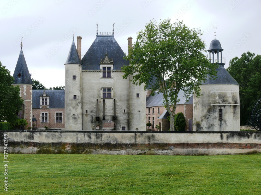 Chateau renaissance de Chamerolles à Chilleurs aux bois dans le Loiret France