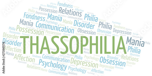 Thassophilia word cloud. Type of Philia.