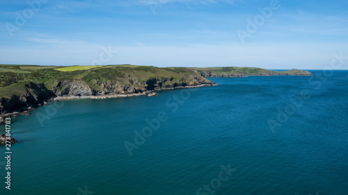 Cornwall rocky cove coastline England © Snapvision