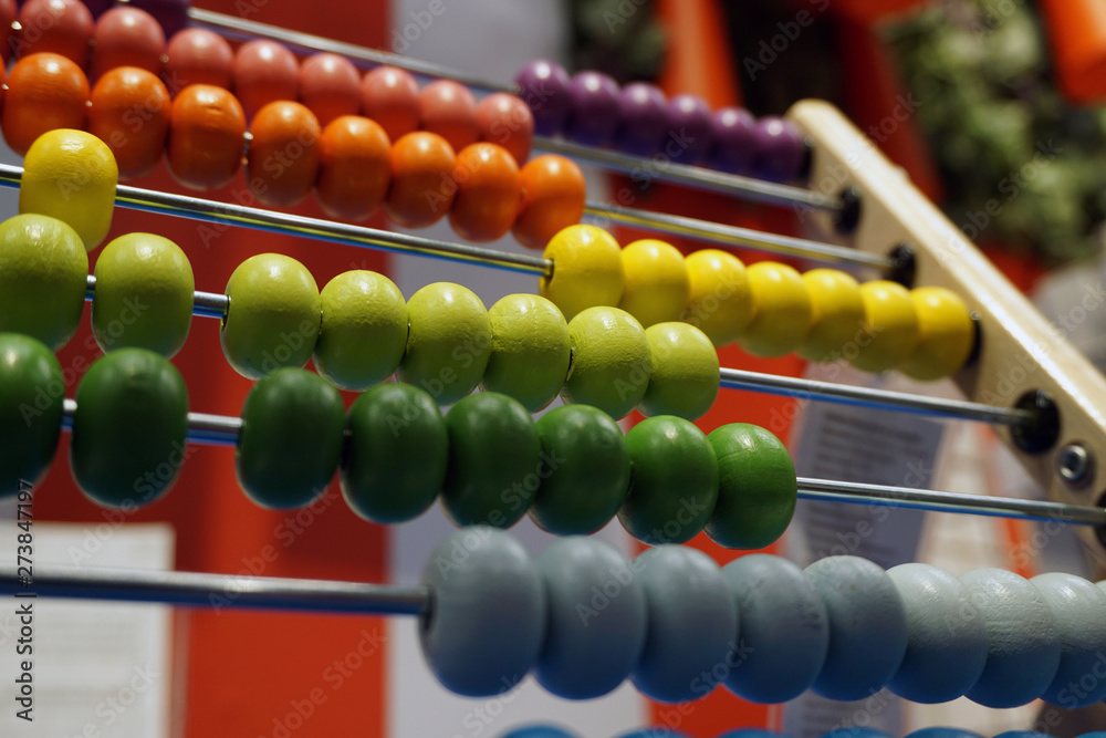 Colorful of wood abacus, background. Colorful of wood abacus, background.