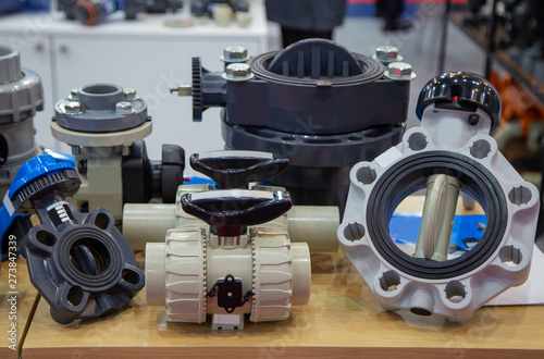 Photography Plastic PVC valves, ball valve, butterfly valve, union