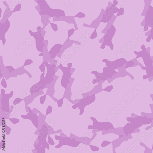 UFO camouflage of various shades of violet and pink colors