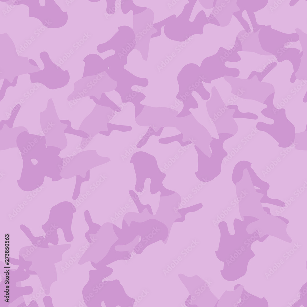 UFO camouflage of various shades of violet and pink colors