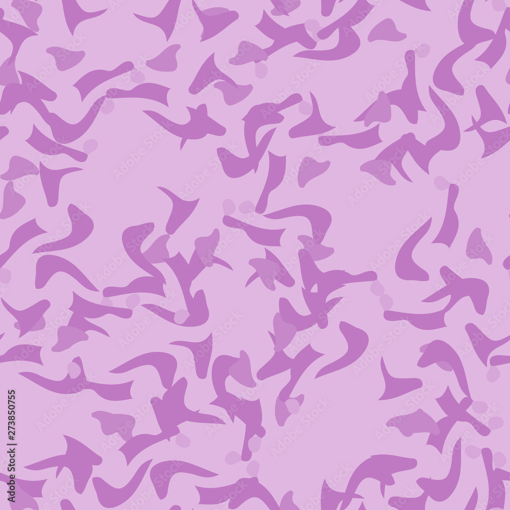 UFO camouflage of various shades of violet and pink colors UFO camouflage of various shades of violet and pink colors