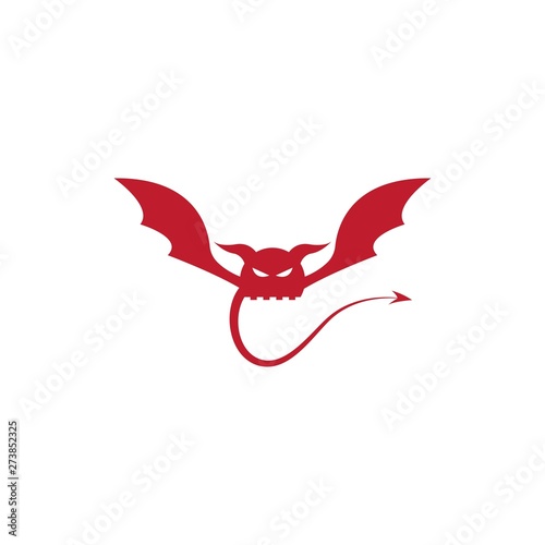 Free Download Devil angel logo vector template - Vector - GFXLoad