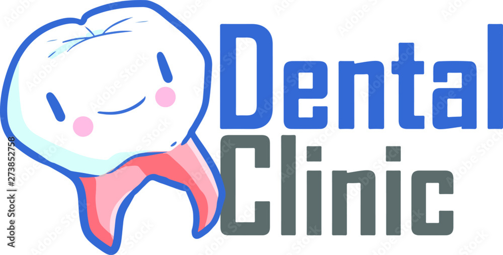 Cute and funny logo for dental clinic company Cute and funny logo for dental clinic company