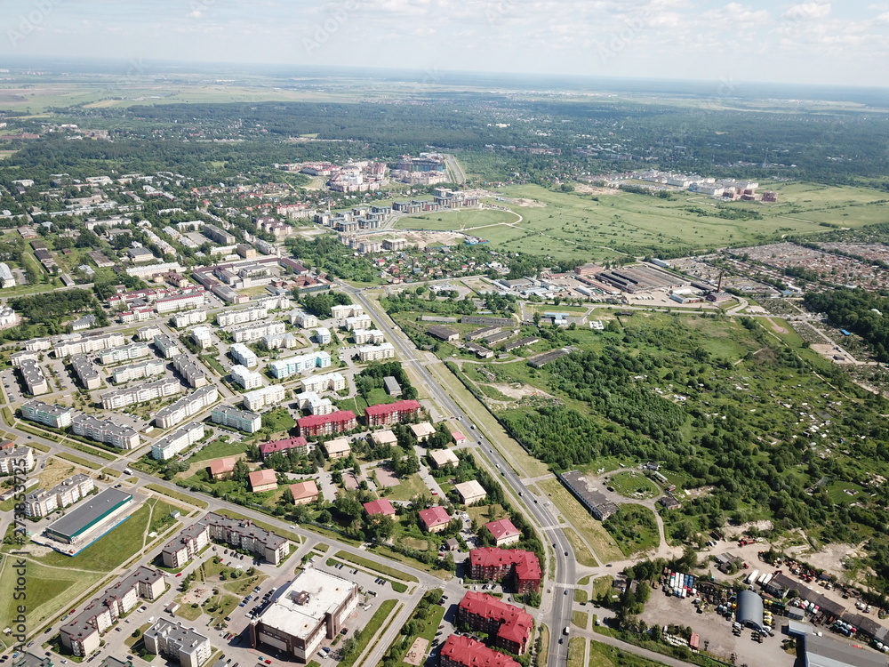 aerial view of city aerial view of city