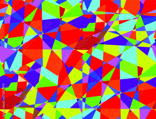 multicolored triangle shapes seamless pattern