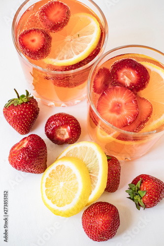 Tropical ice juice. Fruit orange drink. Fresh drink.