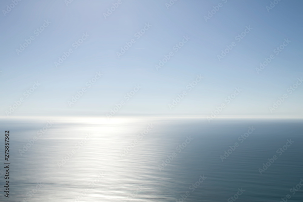 Fotografie The blue atlantic ocean seascape