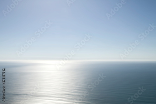 The blue atlantic ocean seascape
