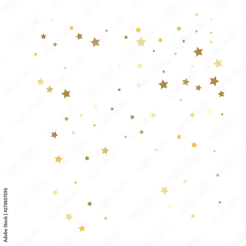 Gold stars. Confetti celebration Gold stars. Confetti celebration