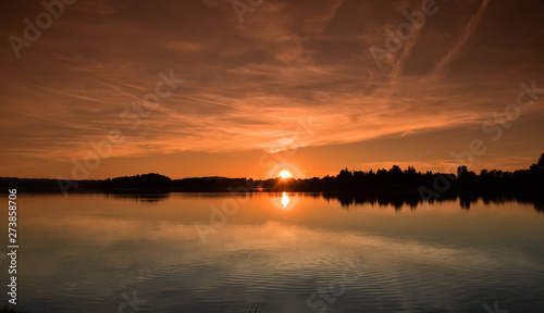 Sonnenuntergang am Staffelsee
