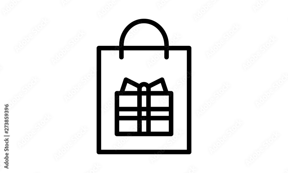 Shopping bag icon design template for e-commerce and retail Shopping bag icon design template for e-commerce and retail